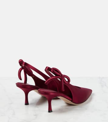 Nite-Out 70 satin slingback pumps | Valentino Garavani