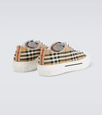 Burberry Check canvas sneakers | Burberry