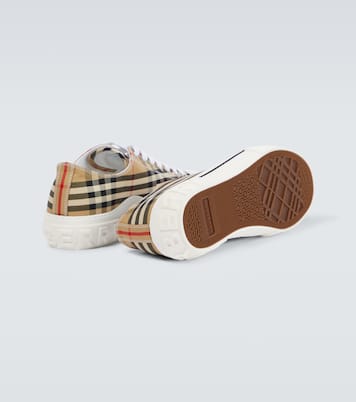 Burberry Check canvas sneakers | Burberry