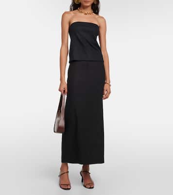 Falda larga de franela | Vince