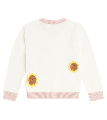 Cardigan brodé en coton | Stella McCartney Kids