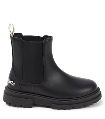 Leather Chelsea boots | Palm Angels Kids