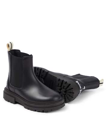 Leather Chelsea boots | Palm Angels Kids