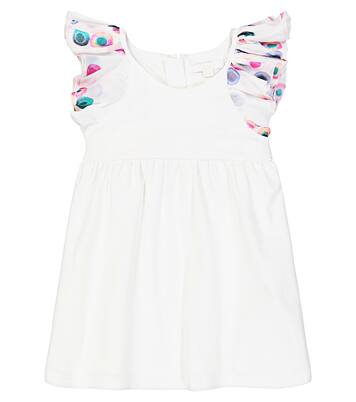Baby embroidered cotton dress  | Chloé Kids