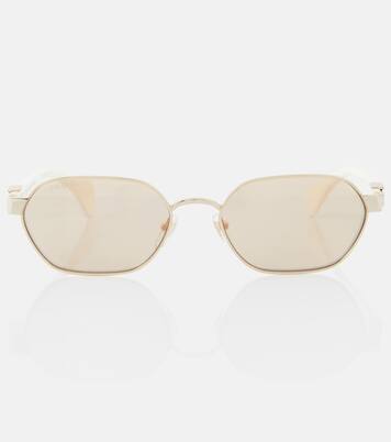 Running Mini rectangular sunglasses | Gucci