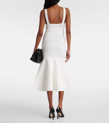 Abito midi in jersey | Victoria Beckham