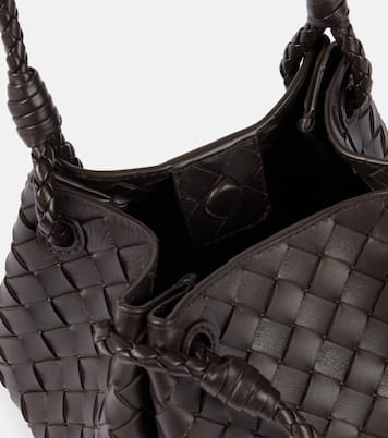 Parachute Small Intrecciato leather shoulder bag | Bottega Veneta