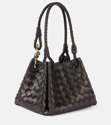 Parachute Small Intrecciato leather shoulder bag | Bottega Veneta