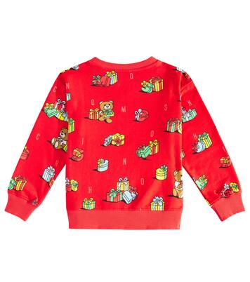 Teddy Bear printed cotton sweatshirt | Moschino Kids