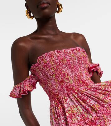 Robe Aurora à fleurs | Poupette St Barth