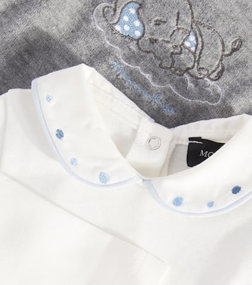 Baby cotton bodysuit and overall set | Monnalisa