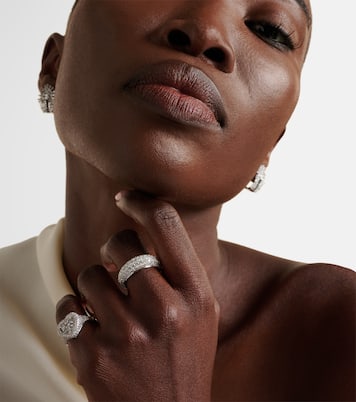 Ring Diamond Disco aus 18kt Weißgold mit Diamanten | Kamyen