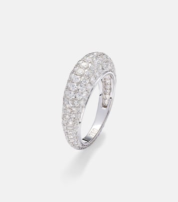 Ring Diamond Disco aus 18kt Weißgold mit Diamanten | Kamyen