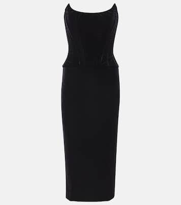 Bustier-Kleid aus Samt | Dolce&Gabbana