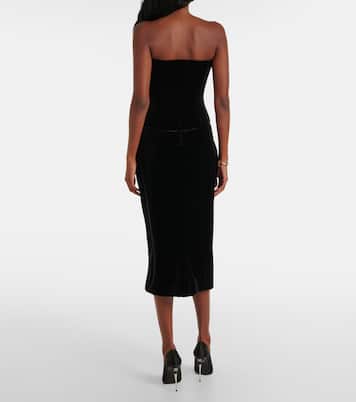 Bustier-Kleid aus Samt | Dolce&Gabbana