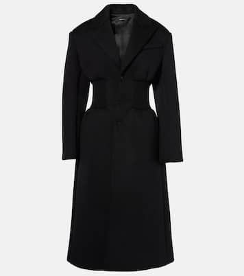 Abrigo Bonded de botonadura simple | Wardrobe.NYC