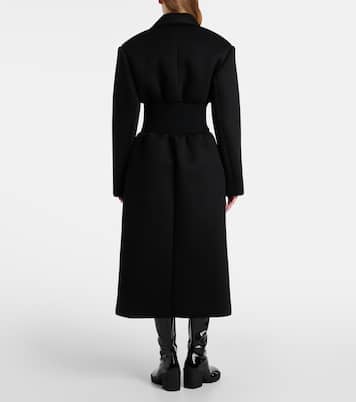 Abrigo Bonded de botonadura simple | Wardrobe.NYC