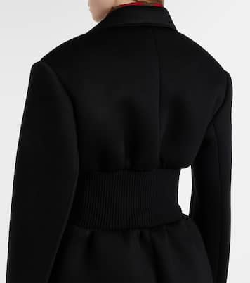 Abrigo Bonded de botonadura simple | Wardrobe.NYC