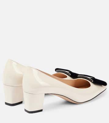 Audrey 55 bow-detail patent leather pumps | Tom Ford
