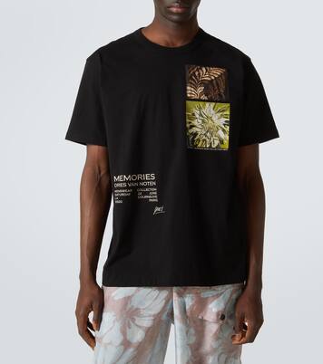 印花棉质针织T恤 | Dries Van Noten