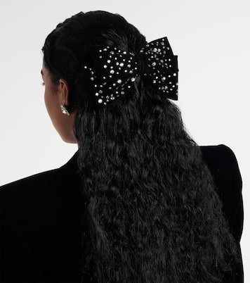 Pasador para el pelo Loren de terciopelo | Jennifer Behr