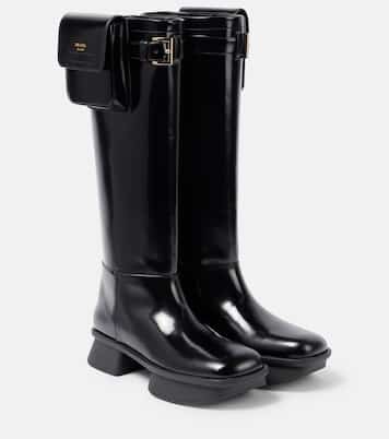 Botas altas Equal de charol | Prada