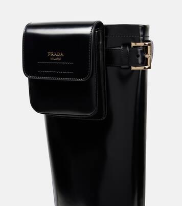 Botas altas Equal de charol | Prada
