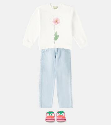 Sandalen aus Lederimitat | Stella McCartney Kids