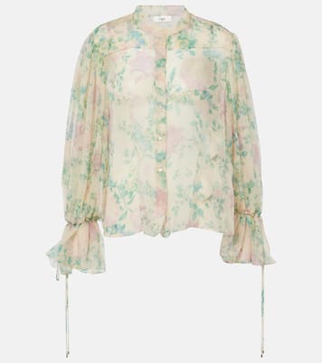Sheer silk top | Chloé