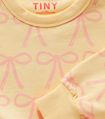Felpa Bows in jersey di misto cotone | Tinycottons