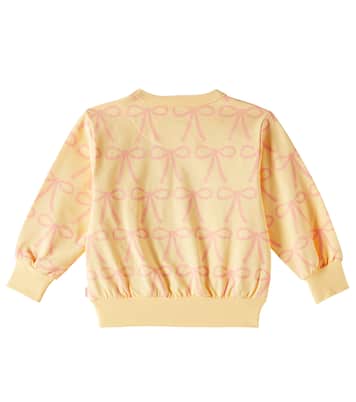 Felpa Bows in jersey di misto cotone | Tinycottons