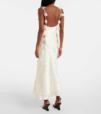 Bridal Maxikleid aus Jacquard | Rotate