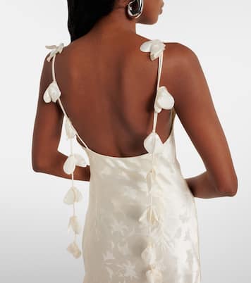 Bridal Maxikleid aus Jacquard | Rotate