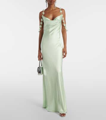 Robe aus Satin | Self-Portrait