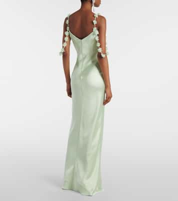 Robe aus Satin | Self-Portrait