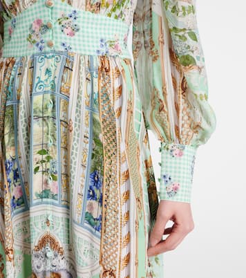 Crystal-embellished silk maxi dress | Camilla