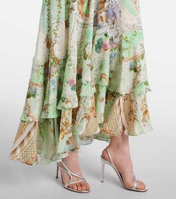 Crystal-embellished silk maxi dress | Camilla