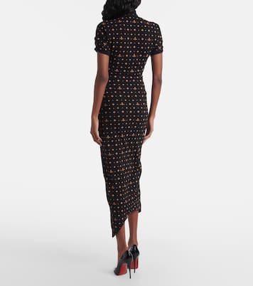 Pulling draped cotton midi dress | Vivienne Westwood