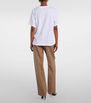 T-Shirt aus Baumwoll-Jersey | Victoria Beckham