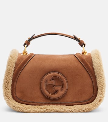 Gucci Blondie Medium suede top-handle bag | Gucci