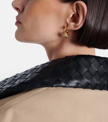 Boucles d’oreilles Knot en plaqué or | Bottega Veneta