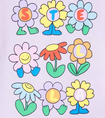 Baby printed cotton jersey T-shirt | Stella McCartney Kids