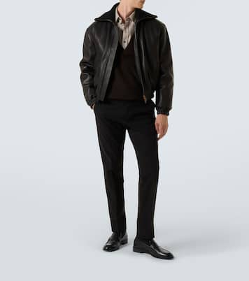Pantalon slim en coton mélangé | Zegna