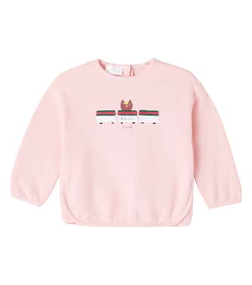 x Euan Roberts Baby cotton fleece sweatshirt | Gucci Kids