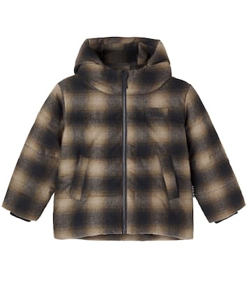 Hilo checked puffer jacket | Molo
