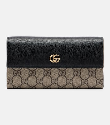 Portemonnaie mit Kettenriemen GG Marmont aus Leder | Gucci