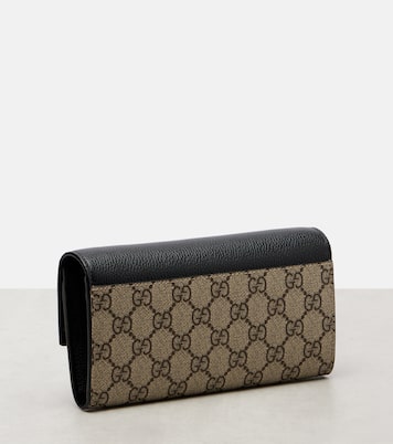 Portemonnaie mit Kettenriemen GG Marmont aus Leder | Gucci