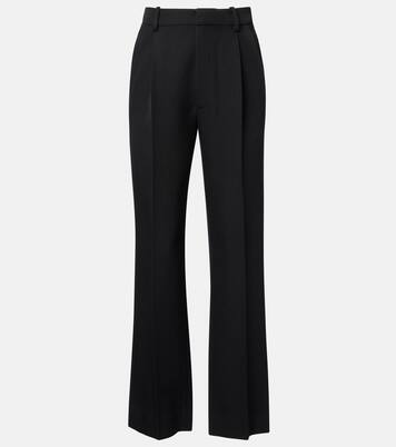 Gerade High-Rise-Hose aus Schurwolle | Victoria Beckham