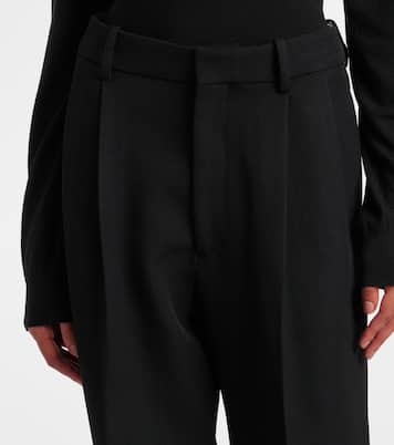 Gerade High-Rise-Hose aus Schurwolle | Victoria Beckham