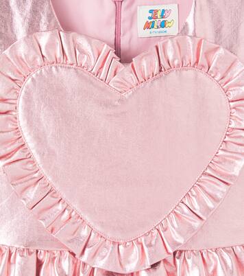 Heart Gleaming cotton dress | Jellymallow
